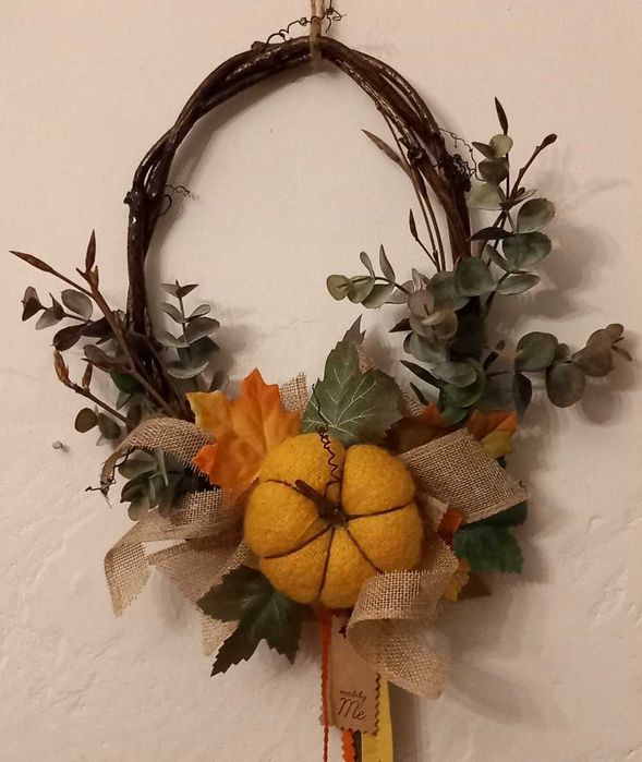 Wyprzedaż- jesienny wianek.