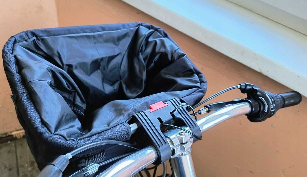 Transporter psa kota na rower kosz rowerowy duży pojemny