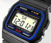 Zegarek Męski CASIO F-91W-1DG