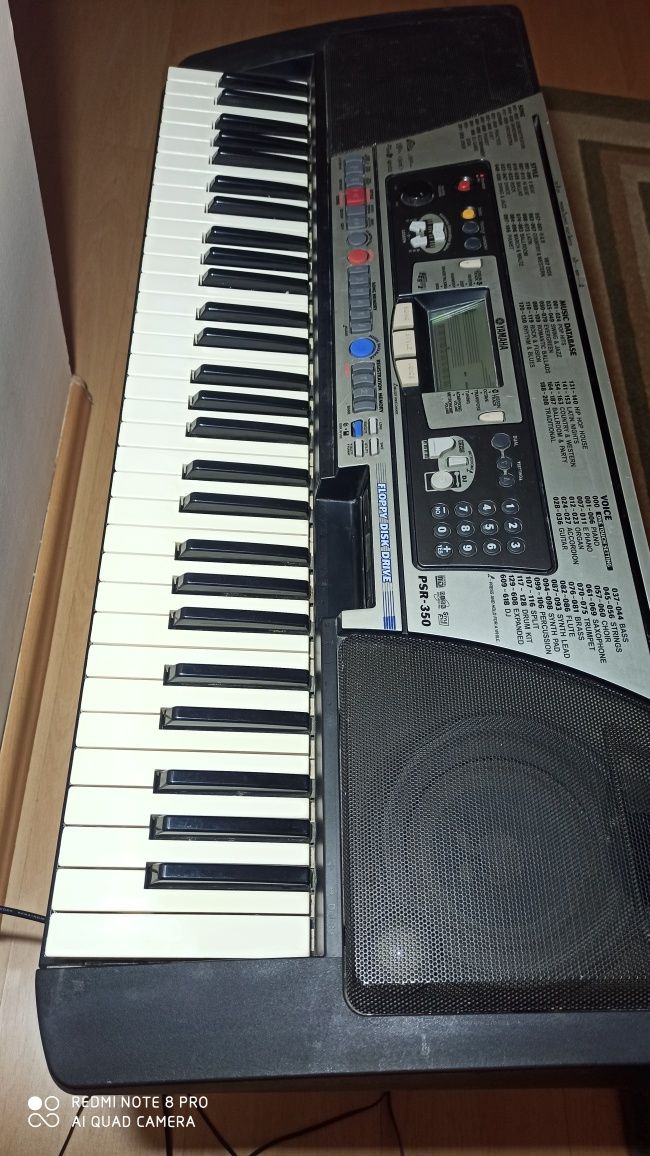 Yamaha PSR -350, keyboard, klawisze