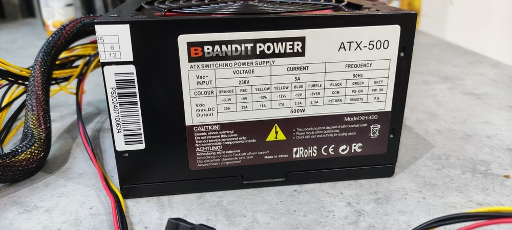 Bandit Power ATX 500 model XH-420