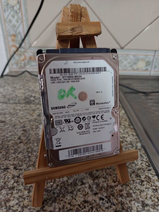 Disco Rígido TB 1000GB 2.5 / a 100%
