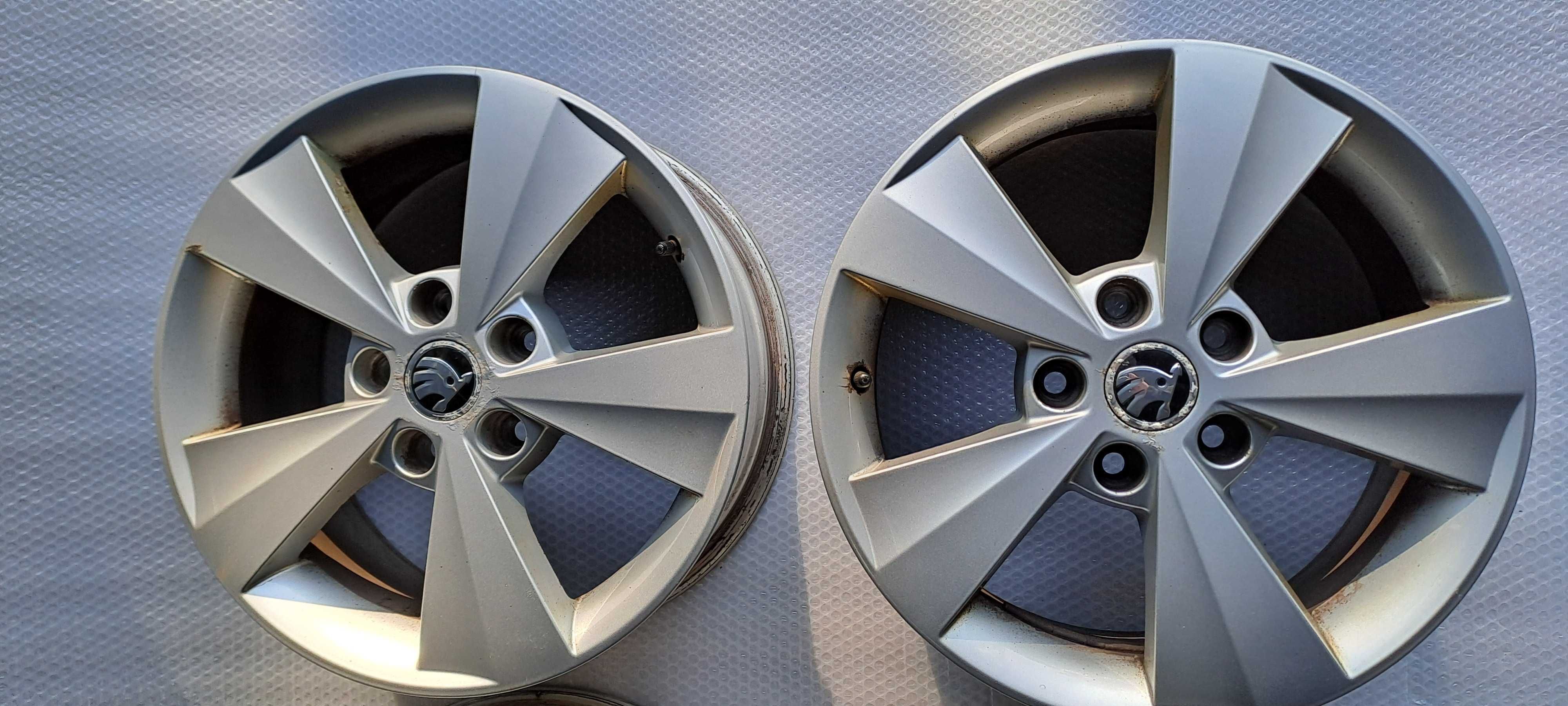 SKODA 5E0 ORG. Felgi 6,5J / 16" / 5x112 / ET46 / Komplet 4szt