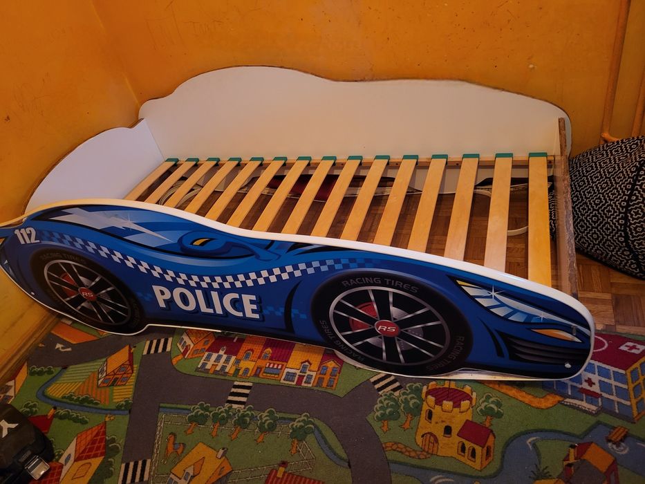 Łóżeczko dla chłopca POLICE 160x80