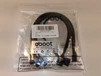 E086 Eboot Kabel PWM 1Do2 Rozdzielacz Wentylatorów Czarny Zestaw 2 Szt
