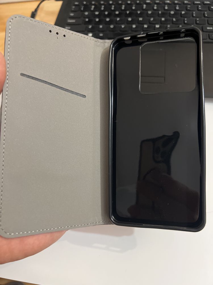 Etui z klapką do Xiaomi Redmi Note 13 Pro 5G czanrne