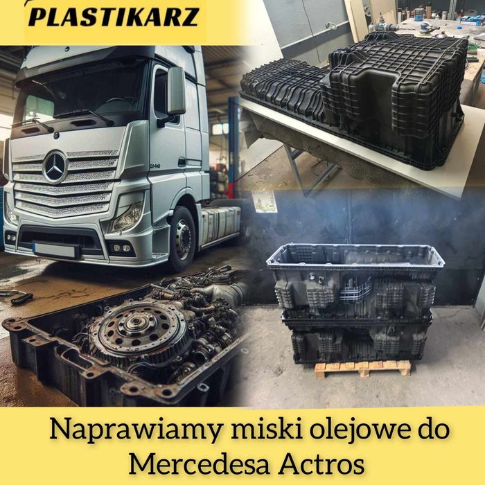 Naprawa Serwis  Spawanie Misek olejowych Regeneracja Mercedes Actros