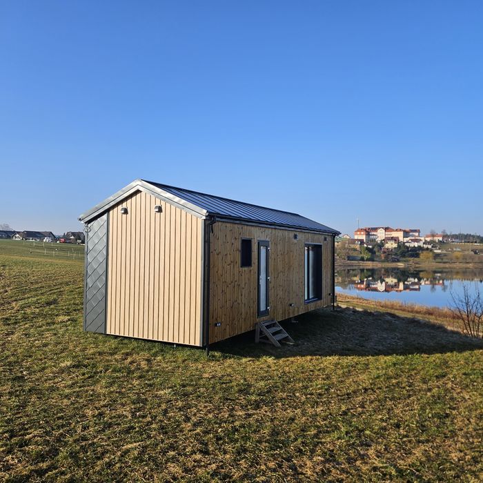 Domek mobilny  stodoła z antresolą na kołach