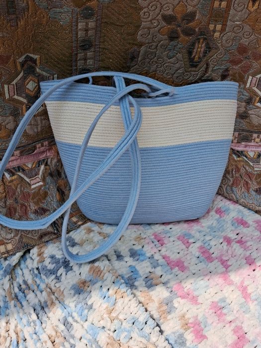 Сумка из хлопкового шнура