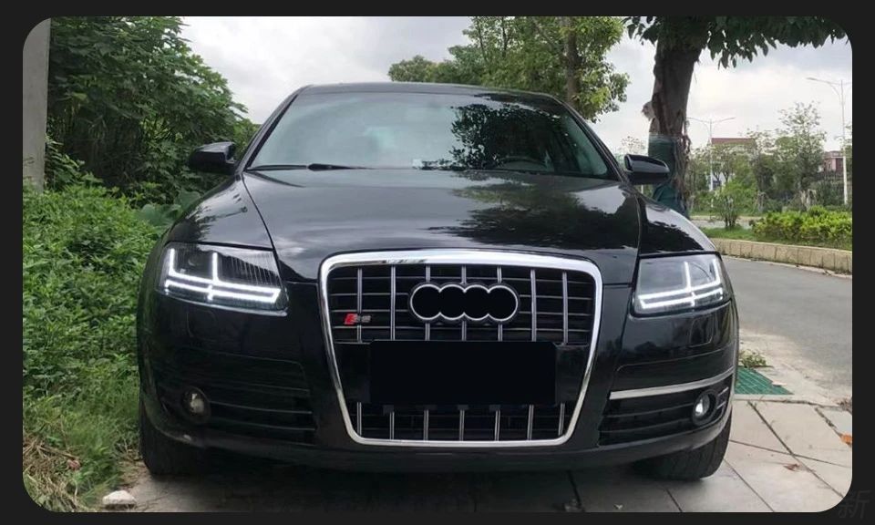 Reflektory LED do Audi A6 C6 z Dynamicznym Sygnałem