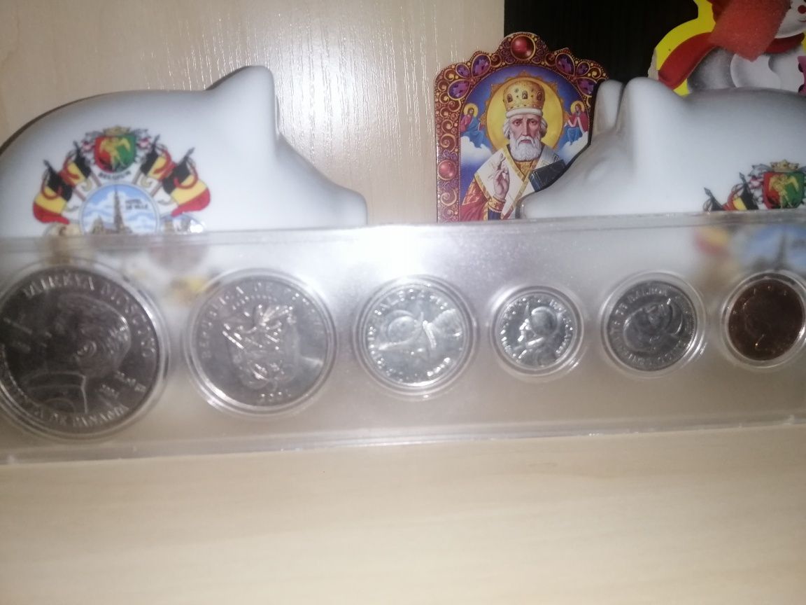 Монеты новые Панама с редкой 1 больбоа