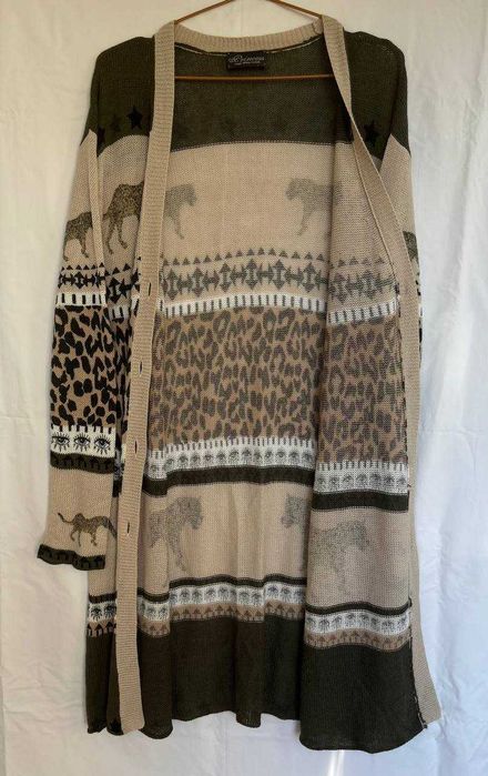 Легкий кардиган принтом анімал Princess Goes Hollywood, розмір 40 (L)