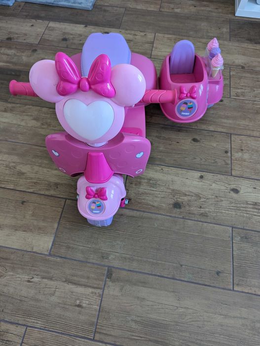 Skuter różowy dla dziewczynki