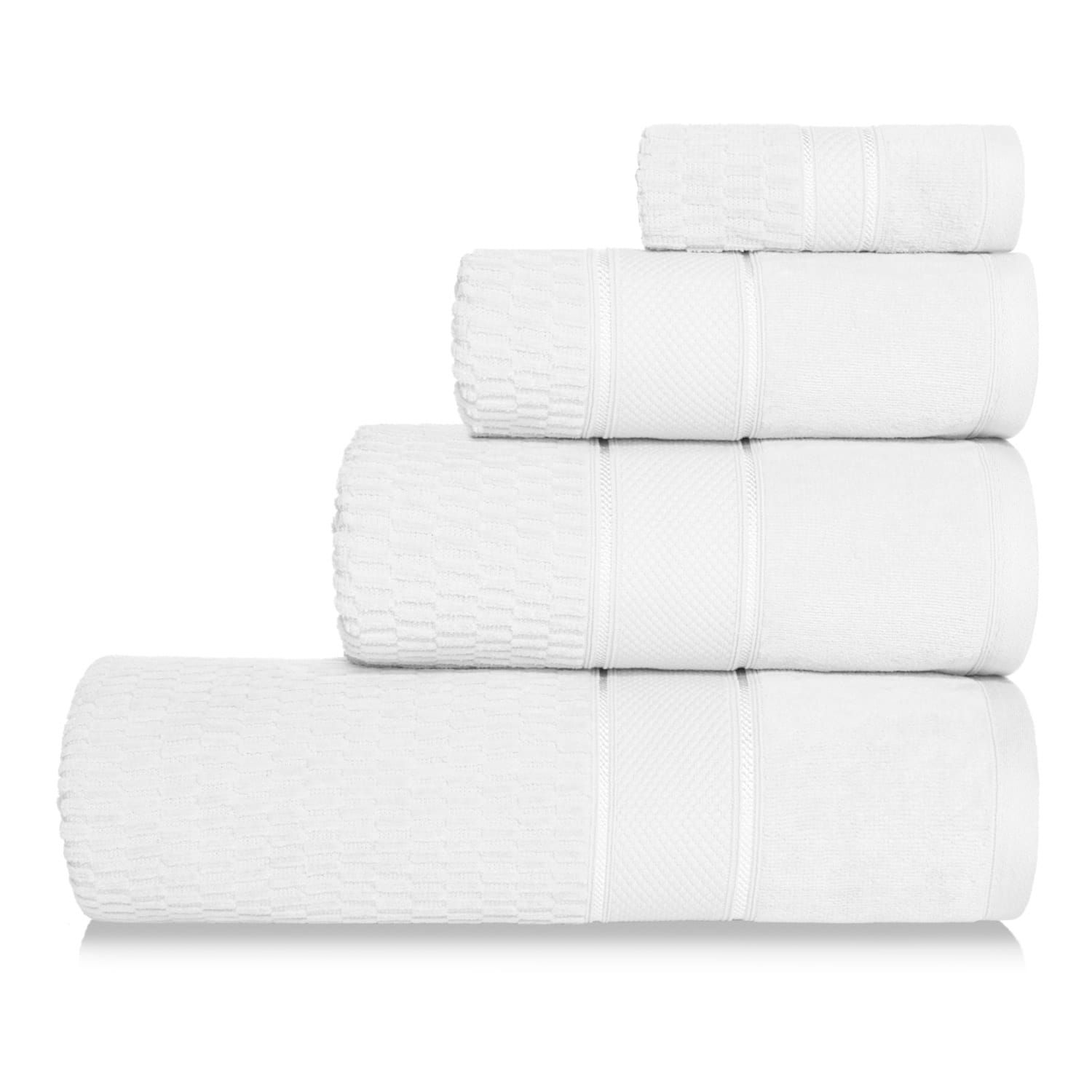 Biały Ręcznik Welurowy Velvet 70X140 100% Bawełna
