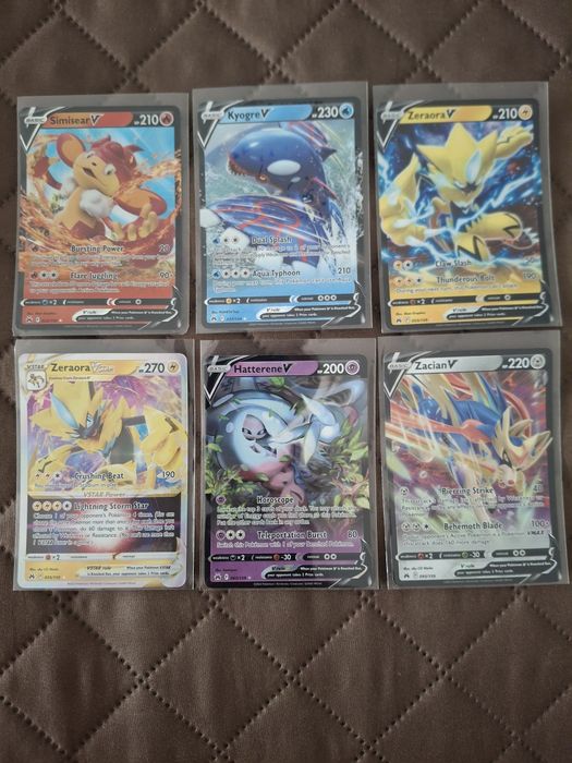 Lote 6 cartas Crown Zenith