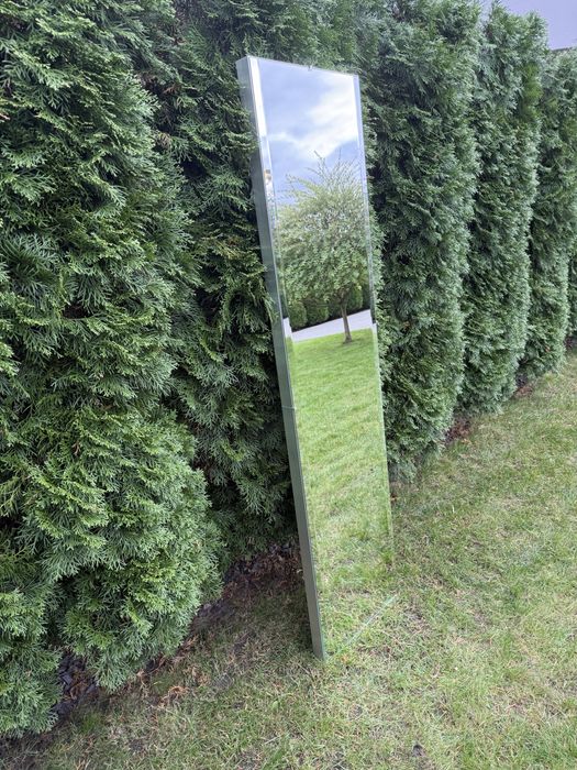 Lustro Ikea w alu ramie p