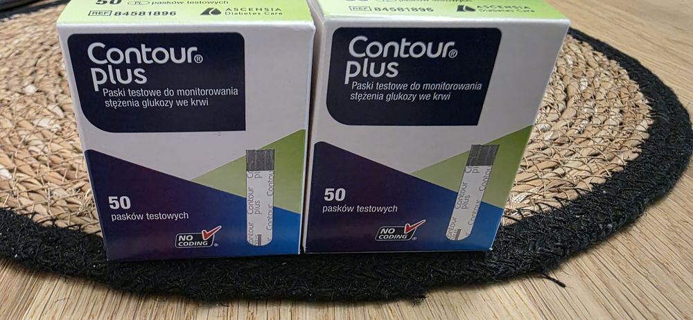 Nowe paski do glukometru Contour plus
