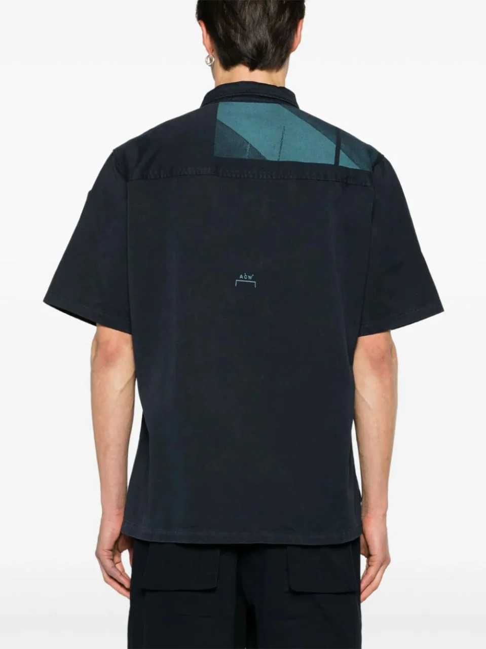 Сорочка A-Cold-Wall SS24 Strand Overshirt Navy