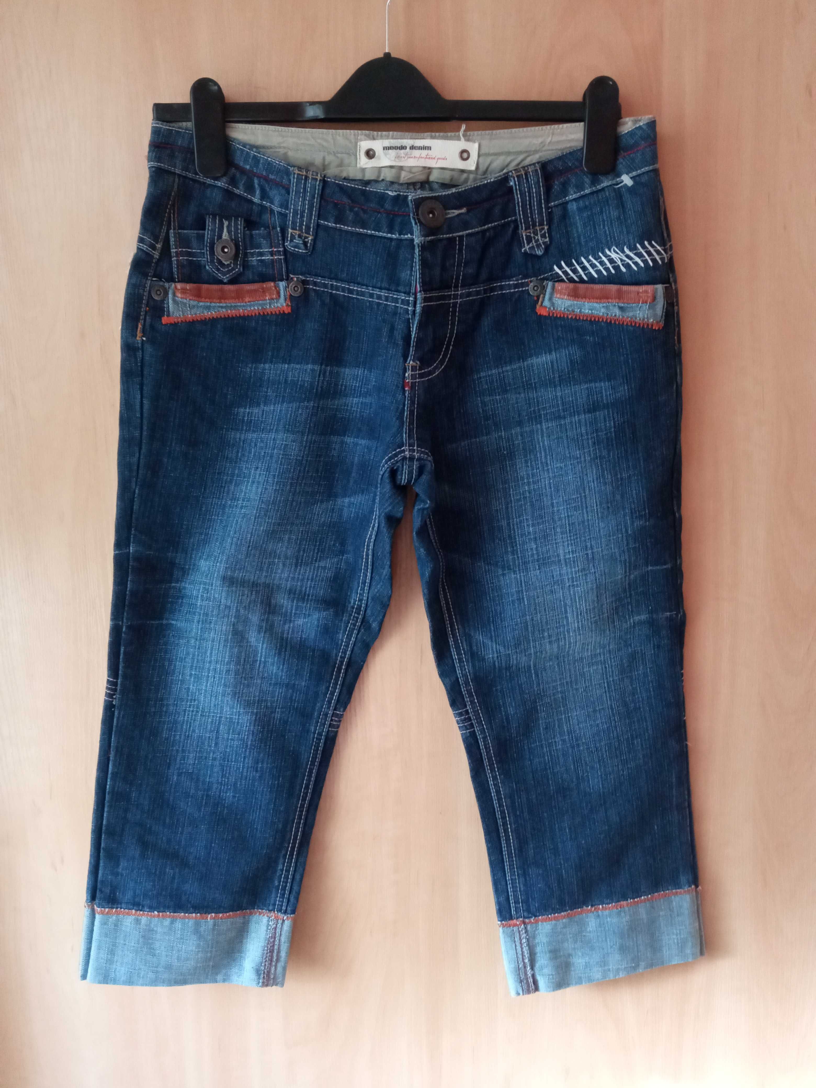 джинсовые капри шорты 29 размер  moodo denim