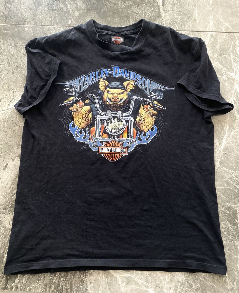 Футболка Harley Davidson мерч майка Харли Дэвидсон байкер рок винил