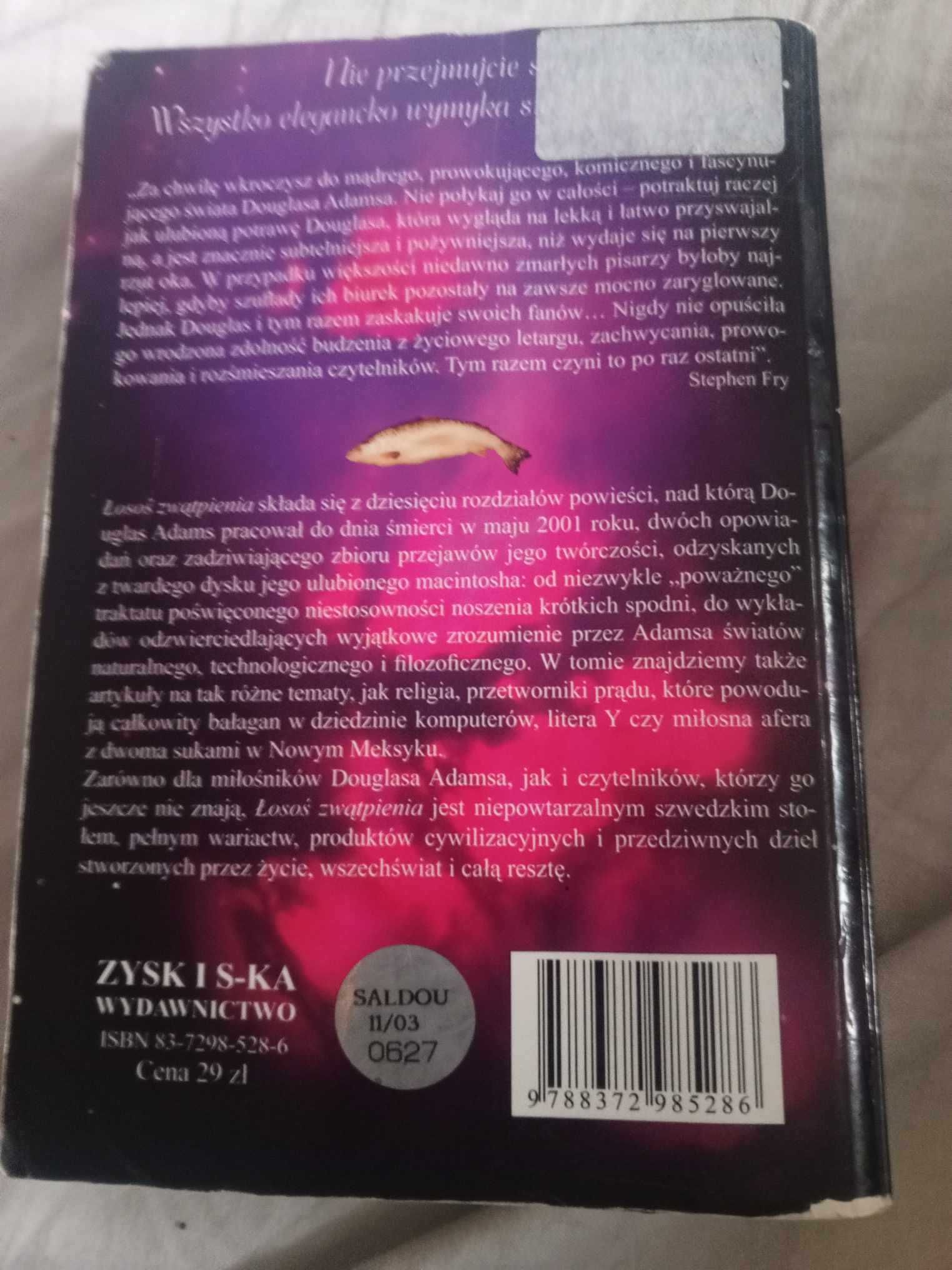 Łosoś Zwątpienia Autostopem przez galaktykę po raz ost   Douglas Adams