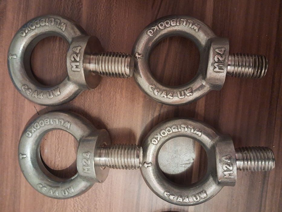 Śruby oczkowe (z uchwytem) nierdzewne WURTH  do 1800kg M24mm