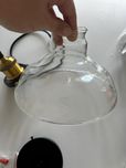 Żyrandol lampa retro loft szklana