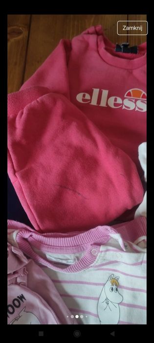 Paka ubrań Zara, Ellesse 80