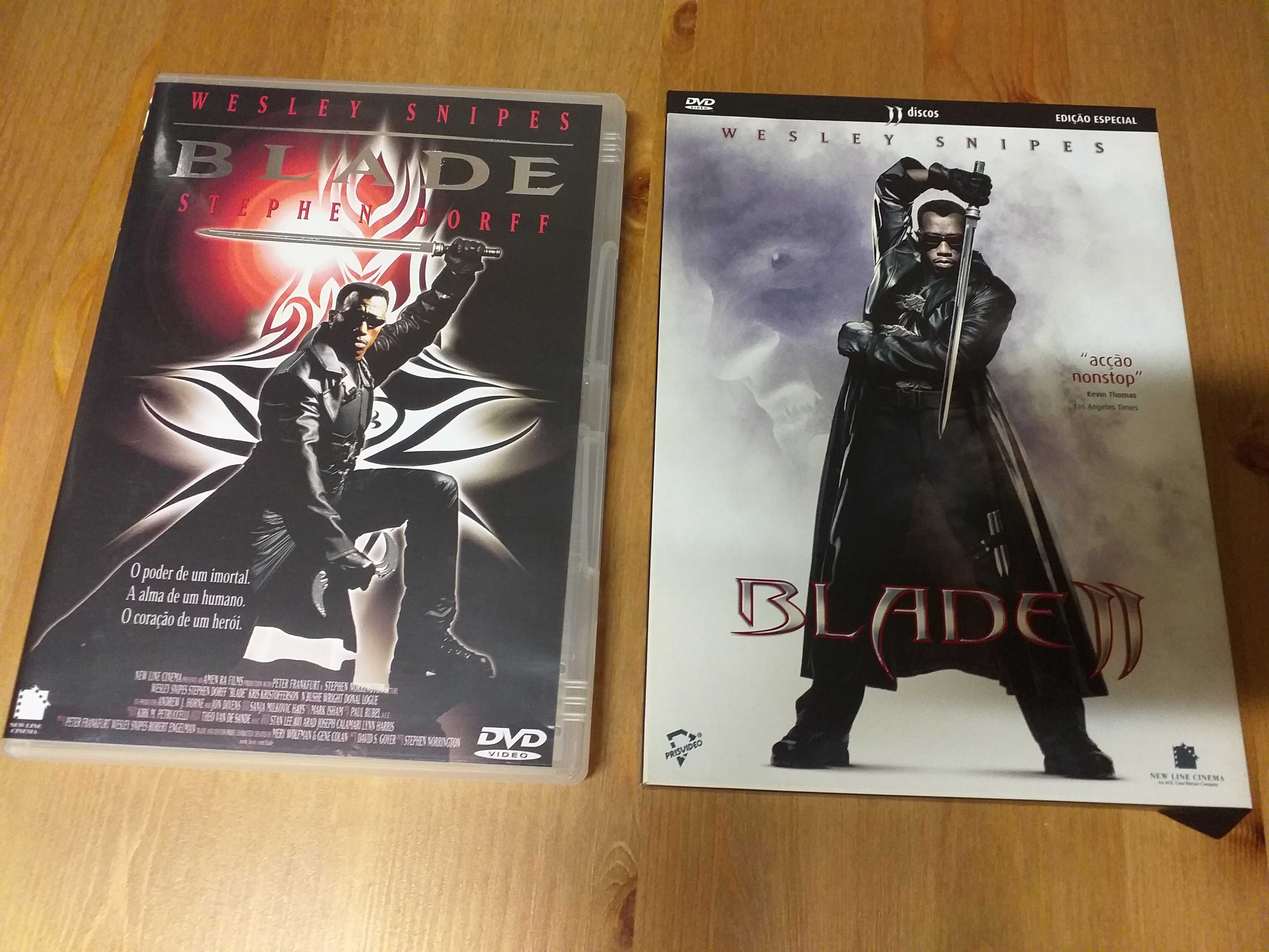 Blade I e II,edição especial,NOVOS,,W Snipes,desconto na compra dos 2