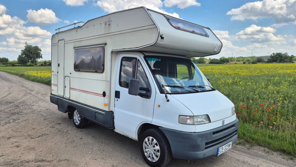 Fiat Ducato 1.9TD KAMPER alkowa 5 osób nowe wnętrze Bydgoszcz