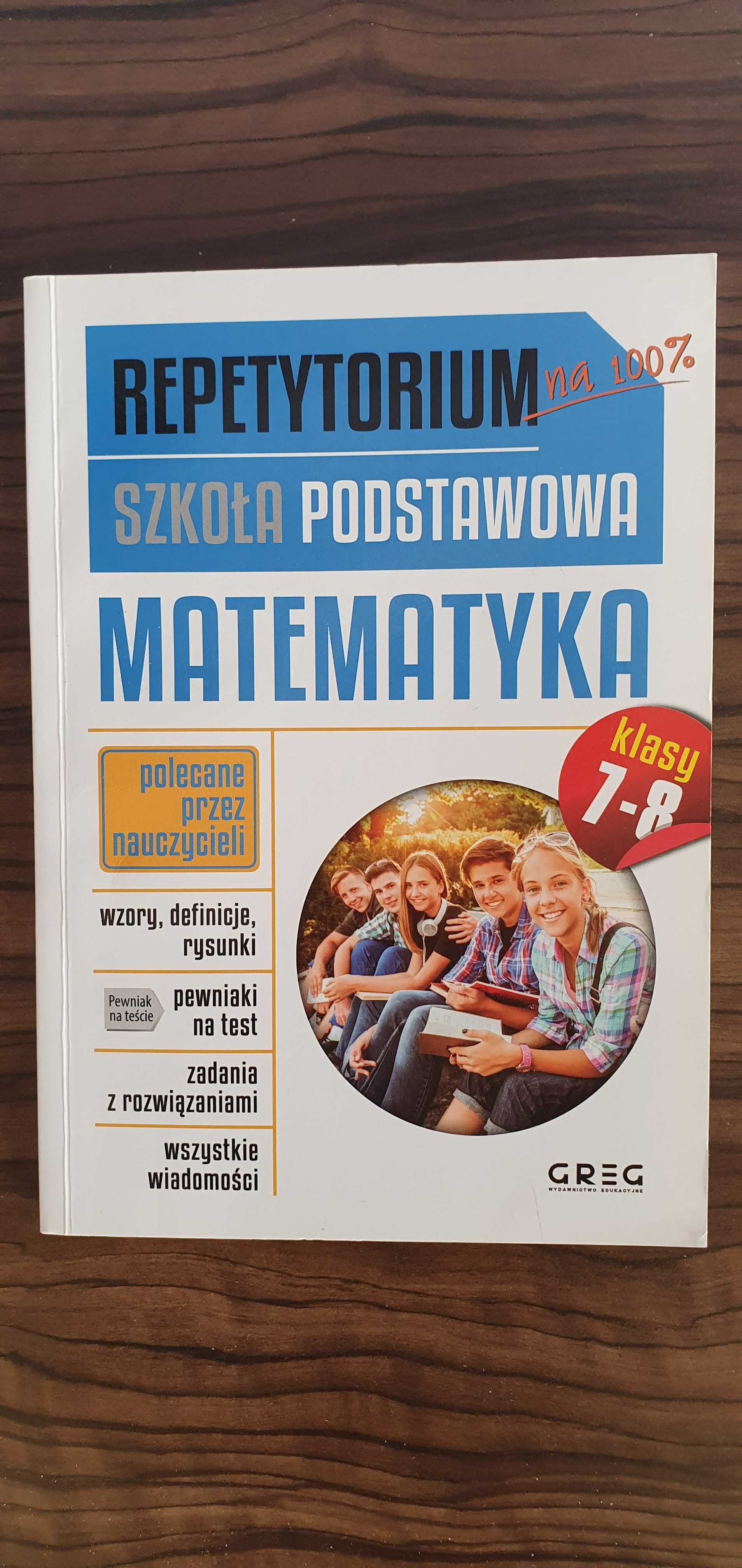 Repetytorium matematyka na 100% dla klas 7-8