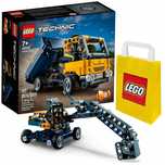 Klocki Lego Technic 42147 Wywrotka Koparka 2 W 1 Samochody Zestaw + To