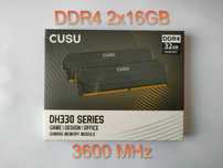 Пам'ять DDR4 32GB (2x16GB) 3600MHz CUSU CL18-22-22-42 НОВА!