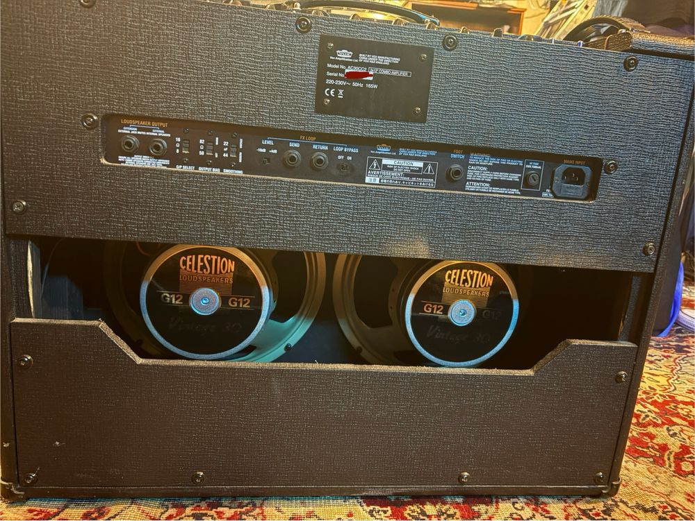VOX AC30 CC2 (212 Celestion Vintage 30) + głośniki, pokrowiec
