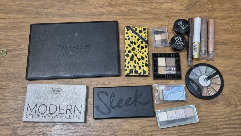 Kosmetyki paletki cieni eyeshadow zestaw