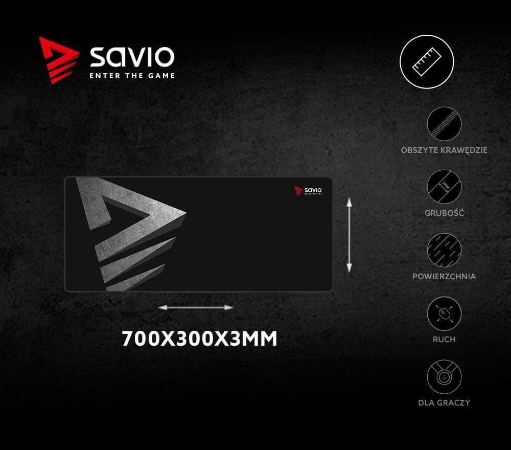 Savio Podkładka pod myszkę 700x300 Precision Control L