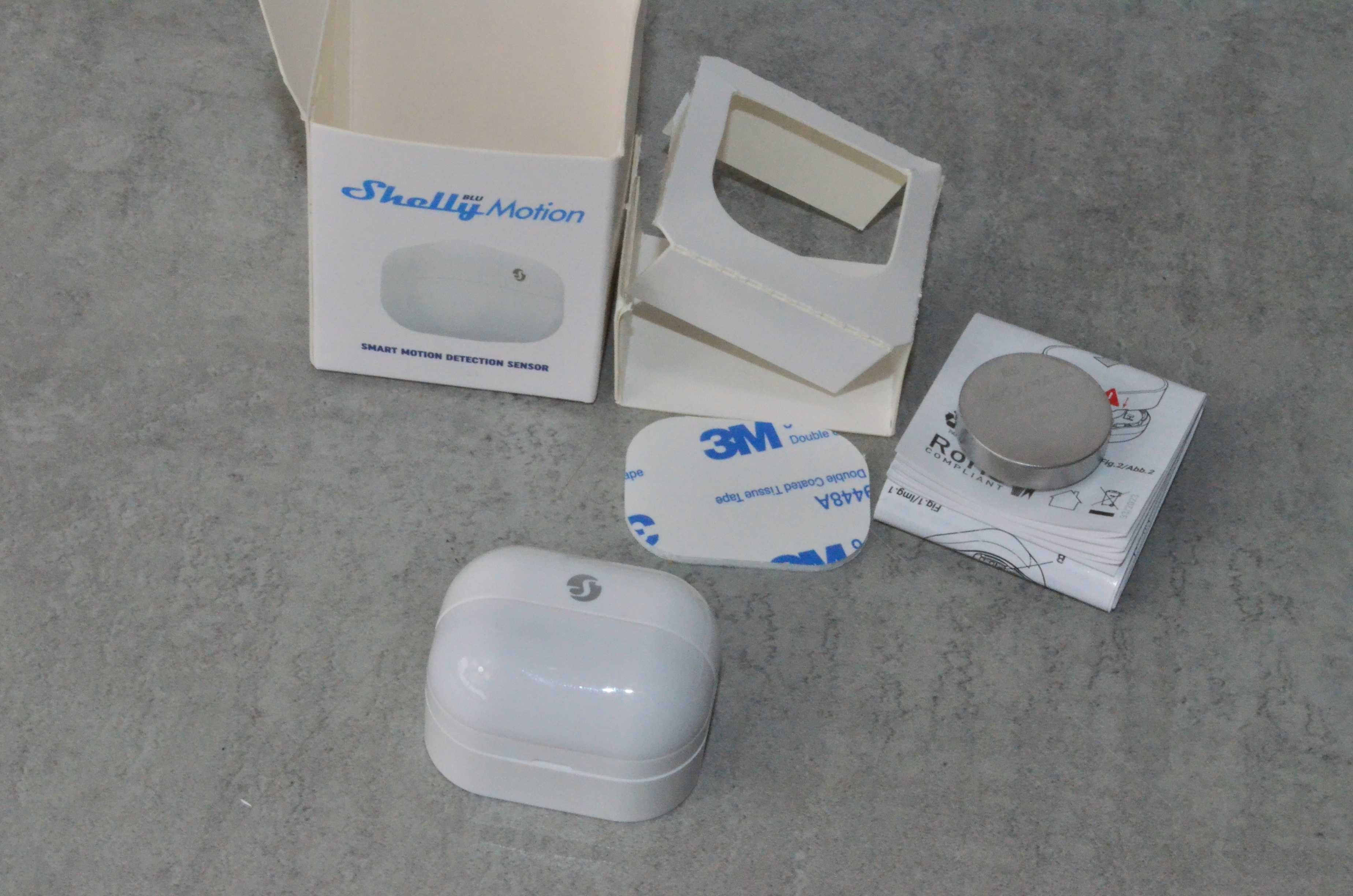 Czujnik Ruchu SHELLY-BLU-MOTION - Bezprzewodowy, Bluetooth, Smart Home
