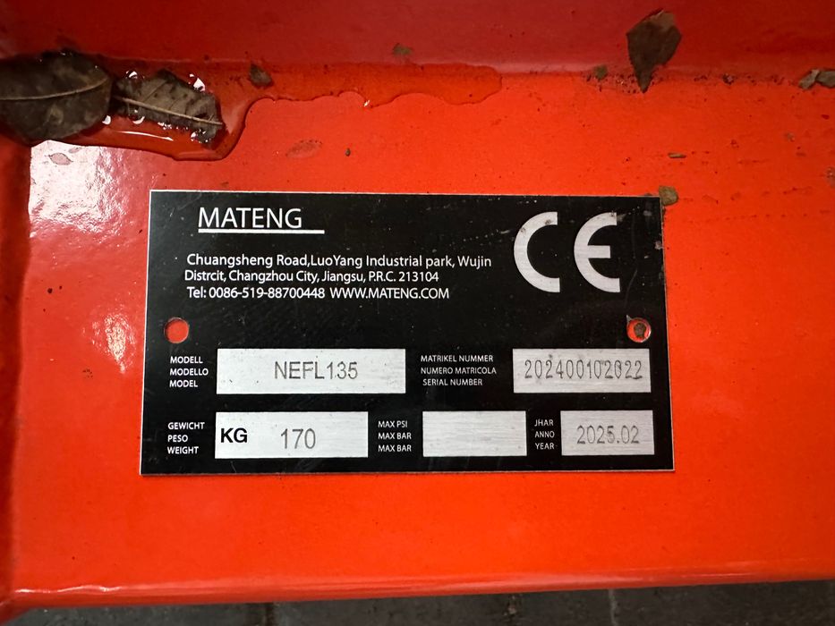 Мульчер, мульчатор, подрібнювач, коса NEFL-135