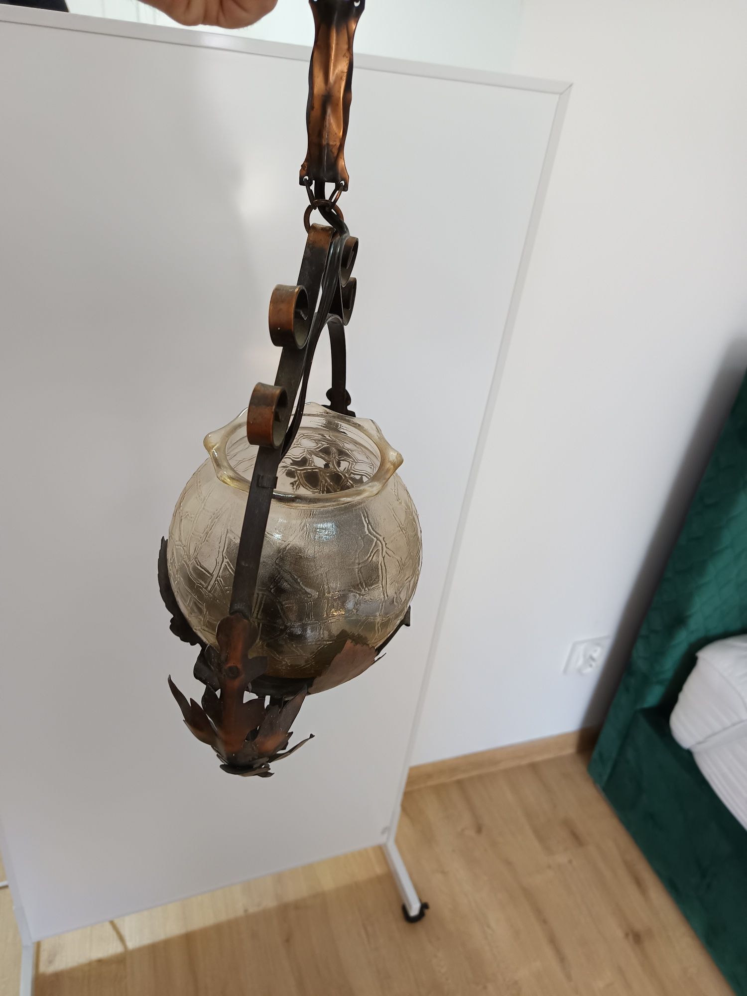 2 żyrandole z epoki PRL