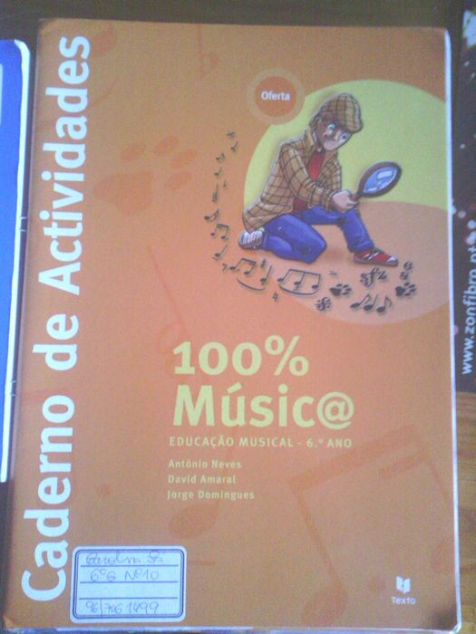 6 º ano; Inglês Português Historia Geografia Matemática EV FQ C N