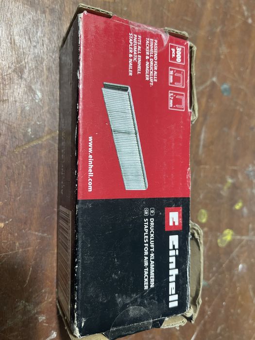 Степлер акумуляторний для скоб Einhell Fixetto S 18/38S