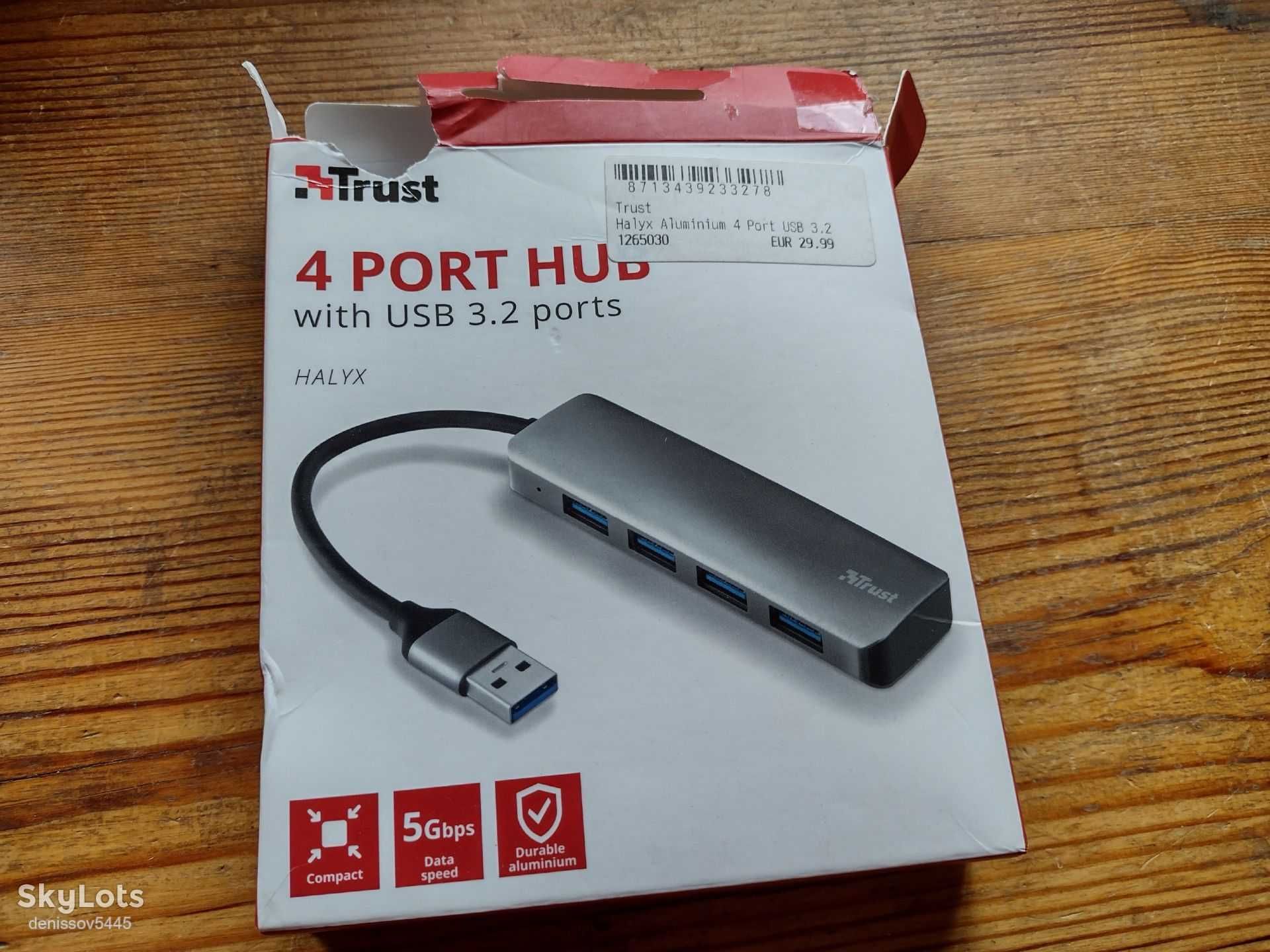 USB Хаб Trust Halyx