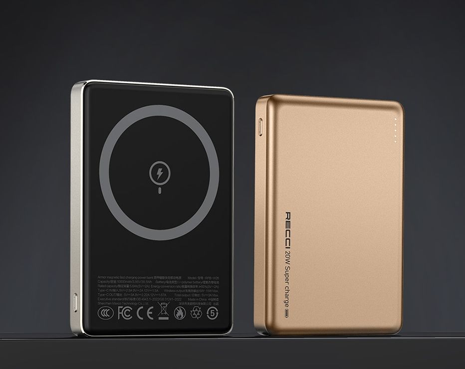 Szybki Powerbank Do Magsafe Magnetyczny Bezprzewodowy 10000Mah 20W MOC