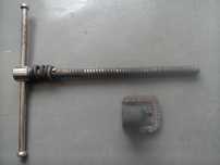 sruba do imadla z nakretka 24cm x 14mm ladny stan duzo zdjec