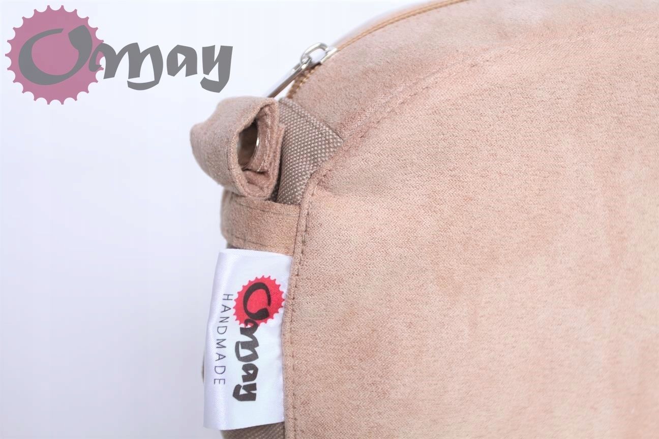 BISZKOPTOWY organizer OBAG MOON eko zamsz ekozamsz 2 kieszenie oMay