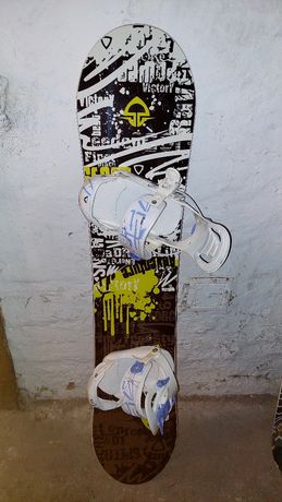 Deska snowboardowa dziecięca 120cm Raven z wiązaniami  SP kiddo xs