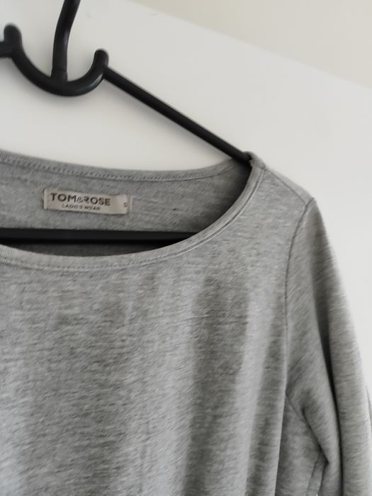 Nowa dopasowana sukienka midi bawełna