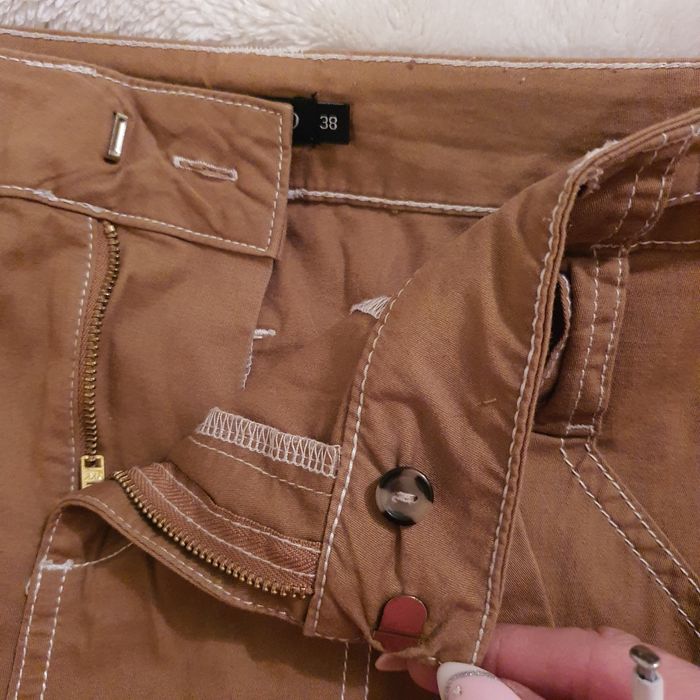 Spódnica in extenso , brąz r.38, M