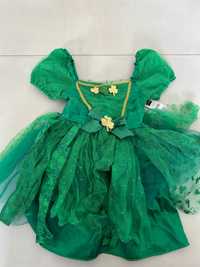 Nowa sukienka zielona przebranie choinka  3-4 lata