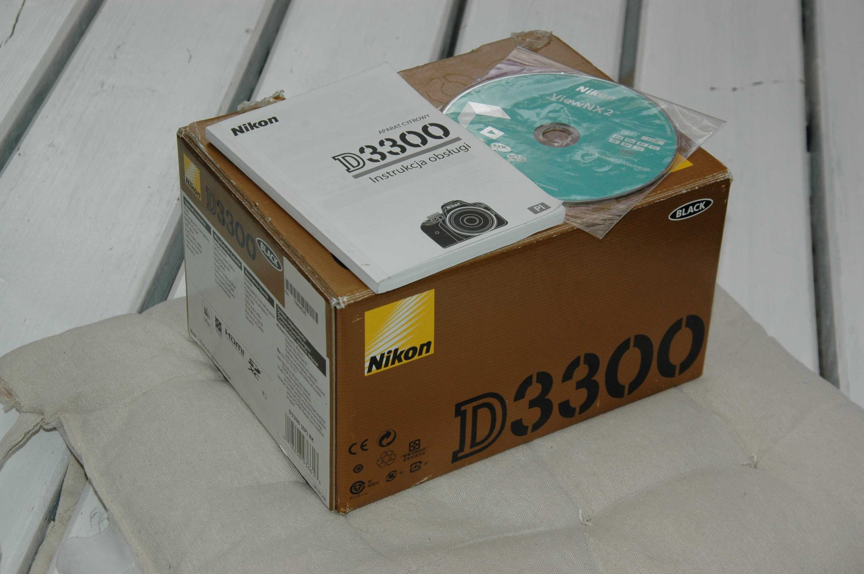 aparat Nokon d3300 z obiektywem